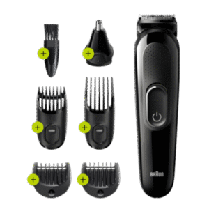 Braun Multi Grooming 6-in-1 Trimmer Kit, Black, MGK3220
