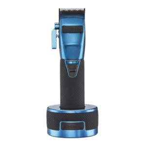 BaByliss PRO LimitedFX Boost+ Collection with Clipper, Trimmer & Charging Base Set - Blue Chrome