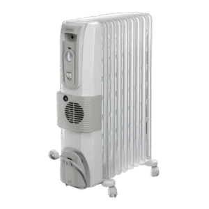DeLonghi Oil Heater, 9 Fins, 2500 Watt, White - KH770925V