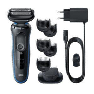 Braun Series 5 51-B1500s Wet & Dry shaver with 1 attachment, blue