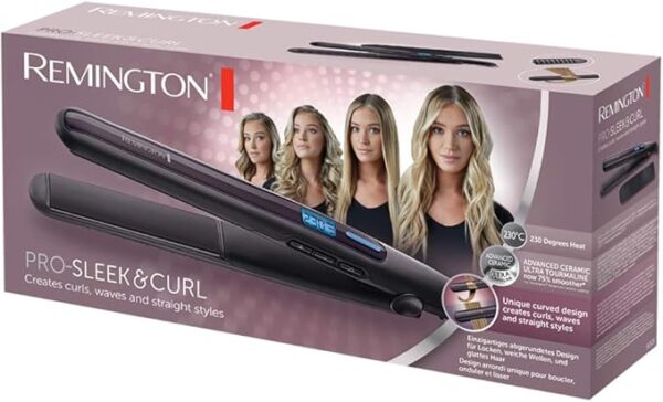 Remington PRO‑Sleek & Curl S6505 – 110 mm Advanced Ceramic Ultra Styler (150–230 °C) - Image 3