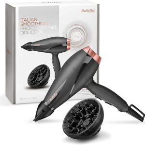 BaByliss 6709DE Hair Dryer – 2100W Professional AC Motor with Ionic Frizz Control