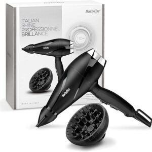 BaByliss 6713DE Hair Dryer – 2200W AC Motor, Ionic Technology & Frizz Control