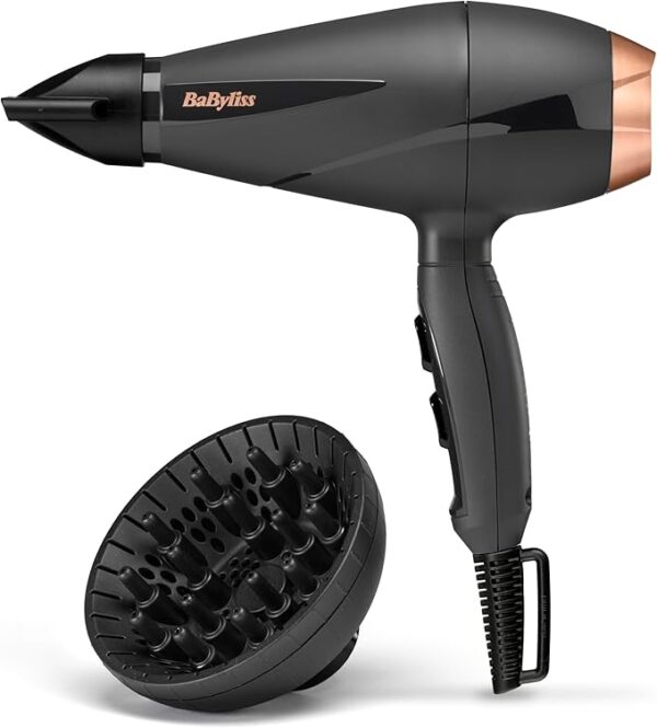 BaByliss 6709DE Hair Dryer – 2100W Professional AC Motor with Ionic Frizz Control - Image 2