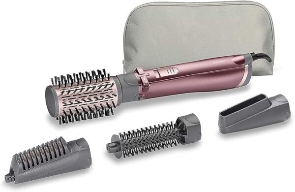 BaByliss AS960E Air Styler – 1000W Rotating Hot Air Brush with Ionic Technology and 4 Styling Attachments - Image 6
