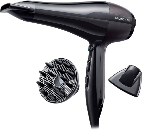 Remington AC5999 Pro-Air AC Hair Dryer – 2300W Ionic Professional Blow Dryer with Diffuser & Concentrator