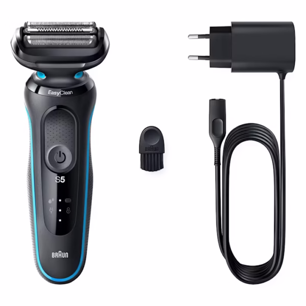 Braun Series 5 51‑M1000s – Wet & Dry Foil Shaver with AutoSense, 50‑Min Li‑Ion Battery