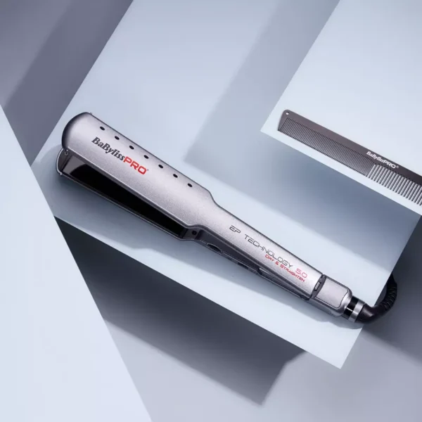 BaBylissPRO BAB2073EPE Sleek Expert Flat Iron – 28mm Wide Plate Professional Hair Straightener with EP Technology - Image 3