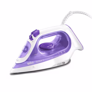 Braun TexStyle 3 SI3042.VI Steam Iron – 2350W, Violet FreeGlide‑3D SuperCeramic, 270 ml Tank