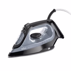 Braun TexStyle 3 SI3055.BK Steam Iron – 2400W FreeGlide 3D, 270 ml Tank, SuperCeramic Soleplate