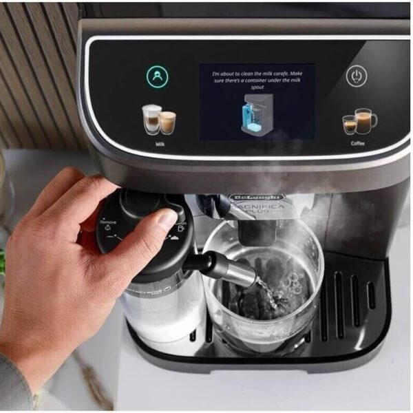DeLonghi Magnifica Plus ECAM320.70.TB – Titanium Black Fully Automatic Bean‑to‑Cup Coffee Machine, 18 One‑Touch Drinks - Image 2