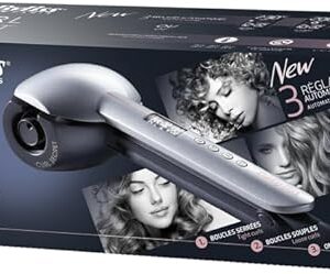 BaByliss Curl Secret C1600SDE – Automatic Ceramic Curling Wand, 3 Heat & Timer Settings, Ionic Frizz Control