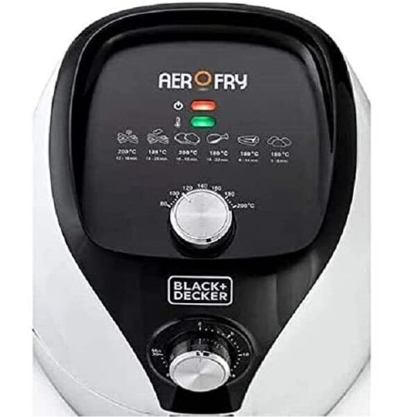 Black+Decker AF220-B5: Healthy Fryer, Grill & Roast, 3.5L Capacity, 1500W - Image 2