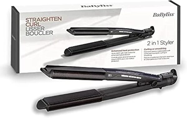 BaByliss ST330E Hair Straightener – Wet & Dry Diamond Ceramic Straightener with 235°C for All Hair Types - Image 3
