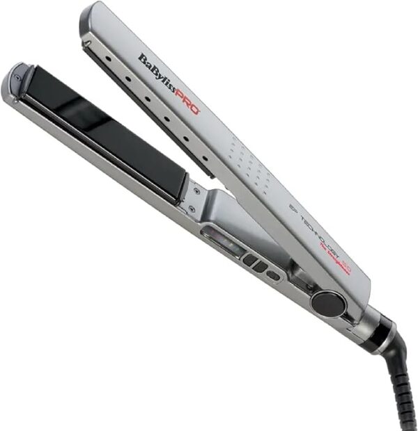 BaBylissPRO BAB2091EPE Straightener – Ultra-Smooth 28mm Hair Straightener with EP Technology & 230°C High Heat
