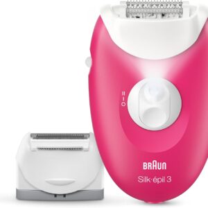 Braun Silk‑épil 3 SE3032 Epilator – 20 Tweezers, SmartLight & Corded for Long‑Lasting Smooth Skin