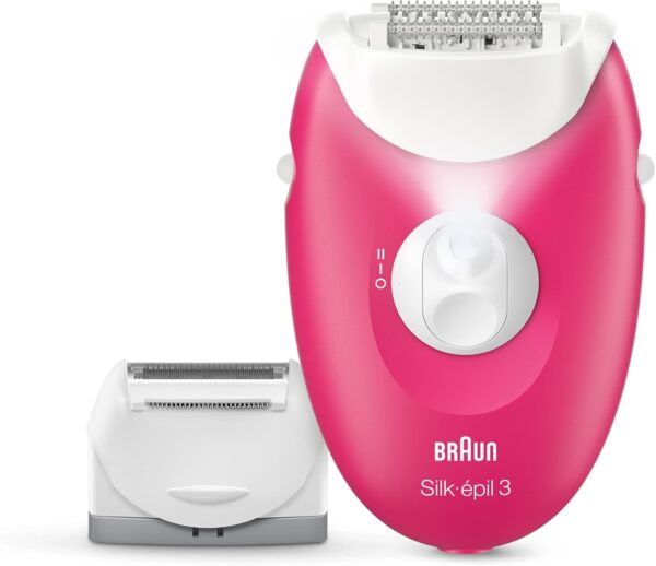 Braun Silk‑épil 3 SE3032 Epilator – 20 Tweezers, SmartLight & Corded for Long‑Lasting Smooth Skin