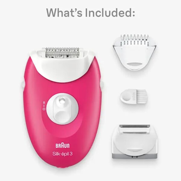 Braun Silk‑épil 3 SE3032 Epilator – 20 Tweezers, SmartLight & Corded for Long‑Lasting Smooth Skin - Image 2