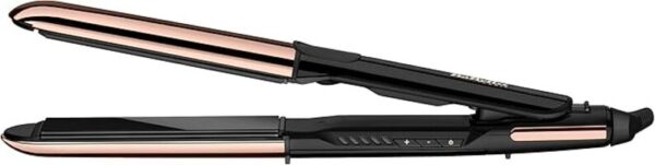 BaByliss ST482SDE Hair Straightener – Steam Straightener with Diamond Ceramic Plates for Sleek, Long-Lasting Results