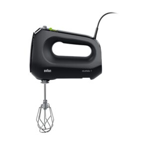 Braun HM1010 Hand Mixer – 400W, 4 Speeds + Turbo, 2 Whisks & Dough Hooks