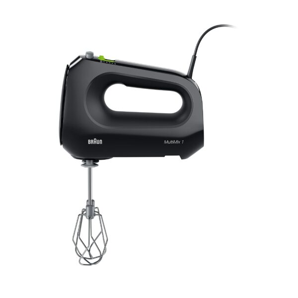 Braun HM1010 Hand Mixer – 400W, 4 Speeds + Turbo, 2 Whisks & Dough Hooks