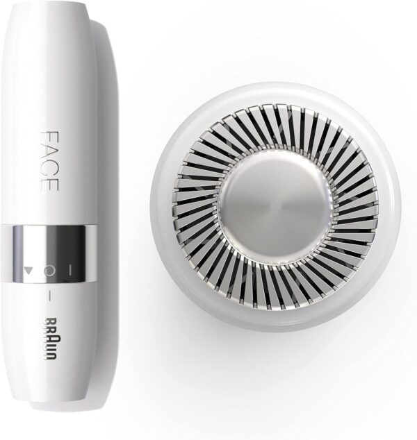 Braun FS1000 Face Mini Hair Remover – SmartLight Mini Facial Hair Removal Device, White - Image 3