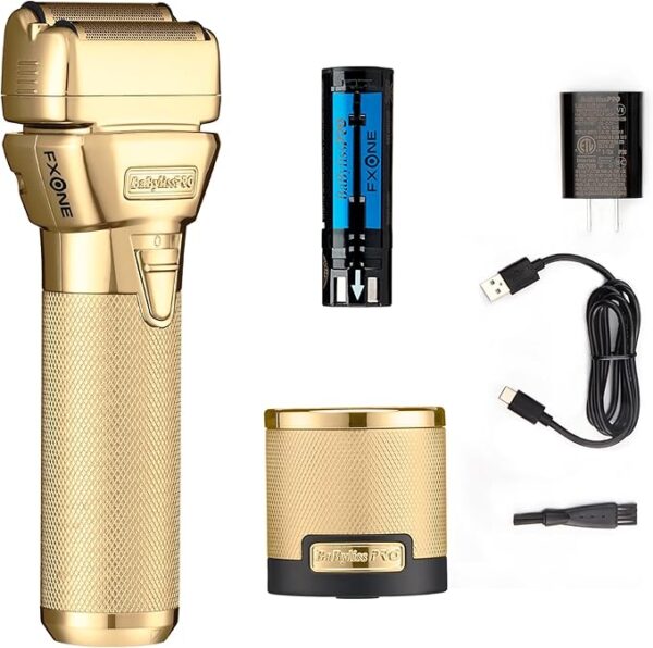 BaBylissPRO FX79FSGE SkeletonFX Trimmer – Gold Cordless Detail Trimmer with Exposed T-Blade & High-Torque Motor - Image 2