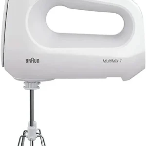 Braun MultiMix HM1070 – 2‑in‑1 Hand & Stand Mixer, 400W, 4 Speeds + Turbo, 3‑L Bowl