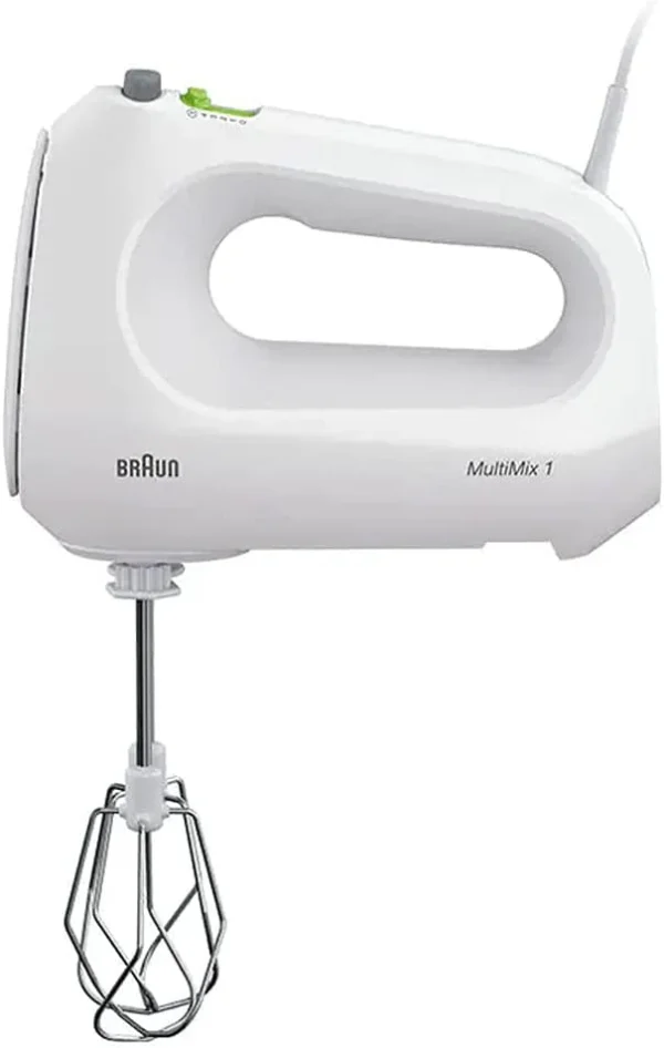 Braun MultiMix HM1070 – 2‑in‑1 Hand & Stand Mixer, 400W, 4 Speeds + Turbo, 3‑L Bowl
