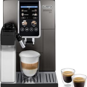 DeLonghi Dinamica Plus ECAM380.95.TB – Fully Automatic Bean‑to‑Cup Machine with LatteCrema Hot, 24 Drinks
