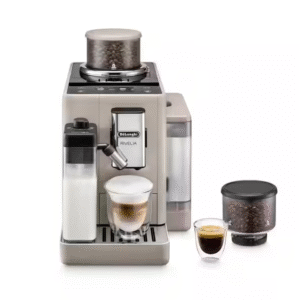 DeLonghi Rivelia EXAM440.55.BG – Fully Auto Bean‑to‑Cup Coffee Machine, 16 Drinks, Dual Bean Hopper