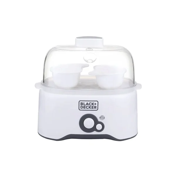 Black+Decker EG200-B5 Egg Cooker – 7-Egg Capacity, Poaching Pans, Dry Boil Protection - Image 2