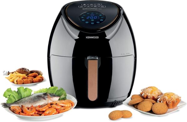 Kenwood HFP50.000BK 5.5L / 1800W Digital Air Fryer – 7 Presets, Touch-Screen Black - Image 3