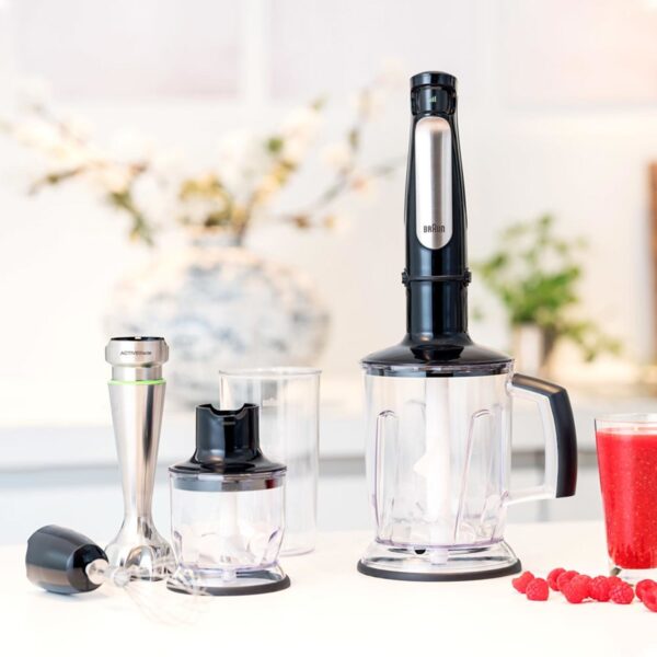 Braun MultiQuick 7 MQ7045X – 1000 W ActiveBlade Hand Blender Set with Easy Smart Speed, PowerBell Plus & Multiple Accessories - Image 3