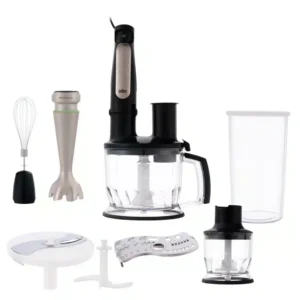 Braun MultiQuick 7 MQ7085 Hand Blender – 1000 W ActiveBlade Bundle with Food Processor, Beaker & Attachments