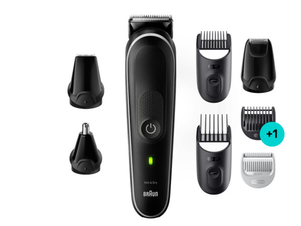 Braun MGK5440 Series 5 10‑in‑1 All‑in‑One Grooming Kit – 100‑Minute Li‑Ion, Waterproof, 1‑21 mm Styling - Image 2