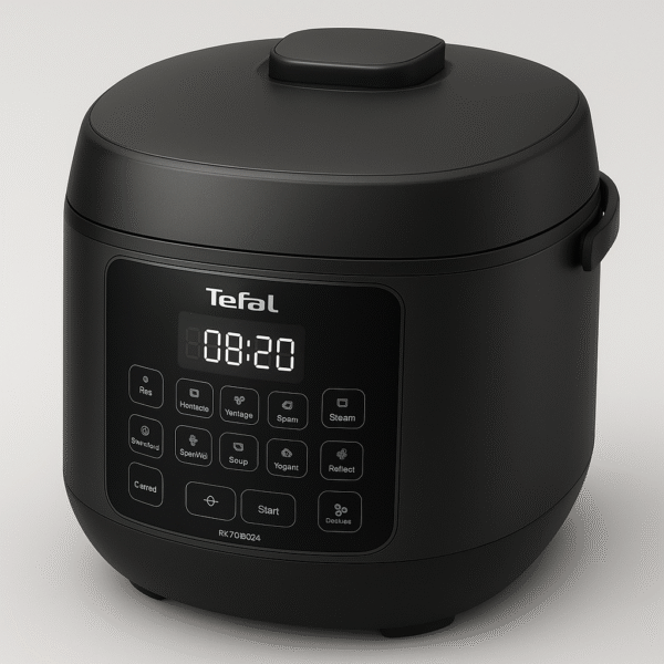 Tefal RK708824 Fuzzy-Logic 25-in-1 Rice & Multicooker – Large 10-Cup Ceramic Bowl, Delay-Start & Keep-Warm Function