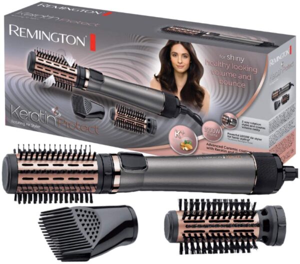 Remington Keratin Protect AS8810 – 1000 W Rotating Air Styler with Ceramic & Almond Oil Coating - Image 2