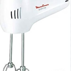 Moulinex HM310127 Hand Mixer – 300W • 5 Speeds + Turbo • Stainless Steel Beaters