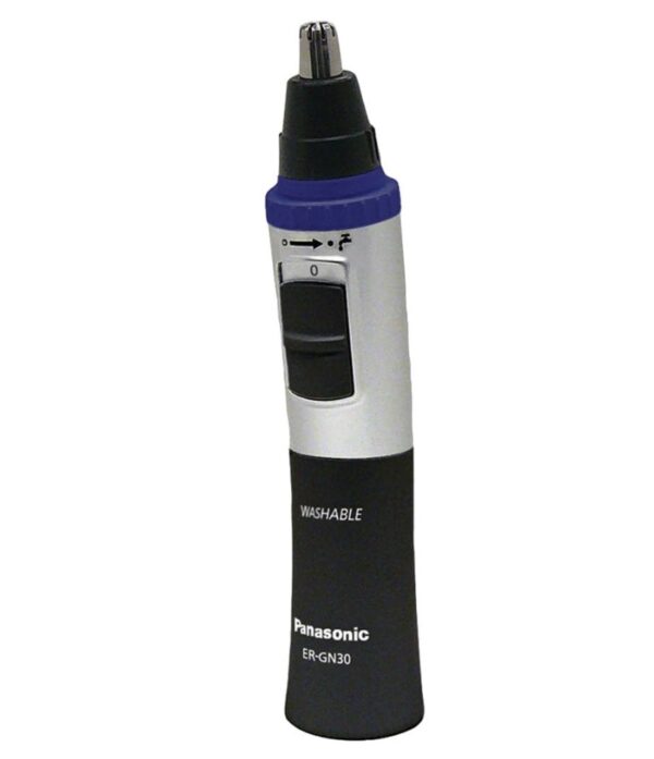 Panasonic ER-GN30-K451 Nose & Ear Hair Trimmer – Wet/Dry Use • Dual-Edge Blades • Easy Cleaning