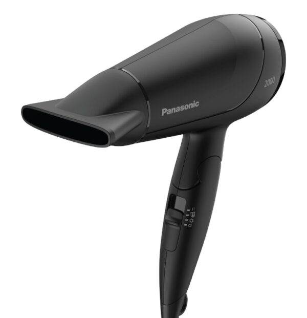 Panasonic EH-ND65-K615 Hair Dryer – 2000W • Quick-Dry Nozzle • 3 Temperatures & 2 Speeds