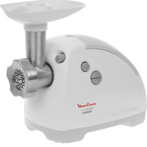Moulinex ME620132 Meat Mincer – 2000W • 2.6kg/Min Output • 3 Grids & Sausage Accessory