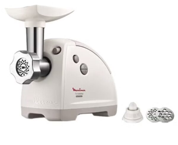 Moulinex ME620132 Meat Mincer – 2000W • 2.6kg/Min Output • 3 Grids & Sausage Accessory - Image 4