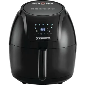 Black+Decker XL Digital Air Fryer AF625-B5 – Rapid-Air 5.6 L Healthy Cooking + 60-Min Timer
