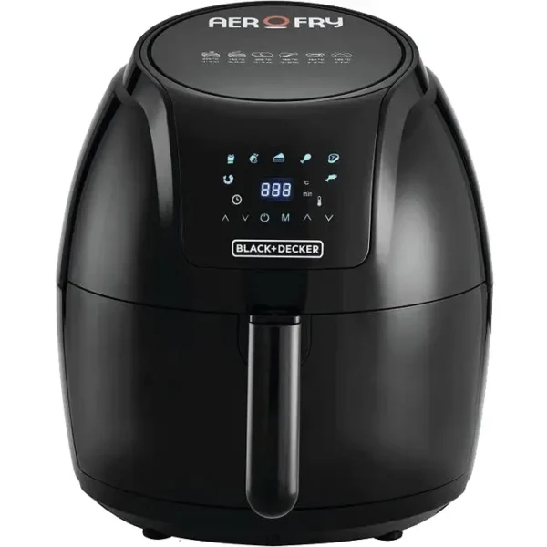 Black+Decker XL Digital Air Fryer AF625-B5 – Rapid-Air 5.6 L Healthy Cooking + 60-Min Timer