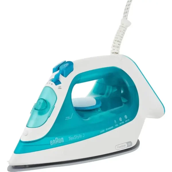 Braun TexStyle 3 SI3041.GR Steam Iron — 2350W, FreeGlide 3D SuperCeramic Soleplate, 270ml Tank - Image 3