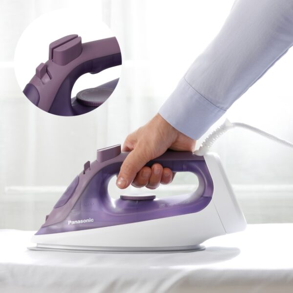 Panasonic NI-S530A TV Steam Iron – 2000W • Ceramic Soleplate • Adjustable Steam & Vertical Function - Image 3