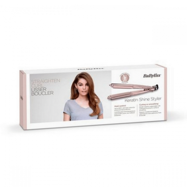 BaByliss ST335AE Hair Straightener – Diamond Ceramic Plates with 6 Heat Settings for Sleek, Frizz-Free Styling - Image 3
