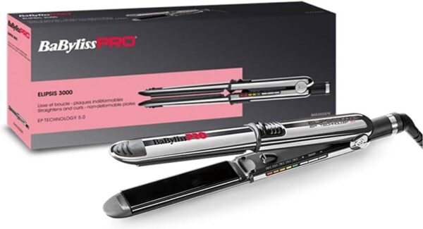 BaBylissPRO BAB3000EPE Elipsis 3000 Straightener – Dual Function Curl & Straight Flat Iron with EP Technology - Image 3