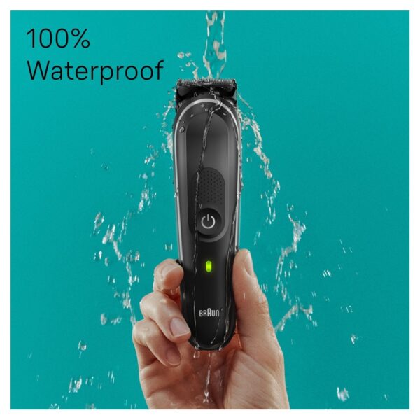Braun MGK5440 Series 5 10‑in‑1 All‑in‑One Grooming Kit – 100‑Minute Li‑Ion, Waterproof, 1‑21 mm Styling - Image 3